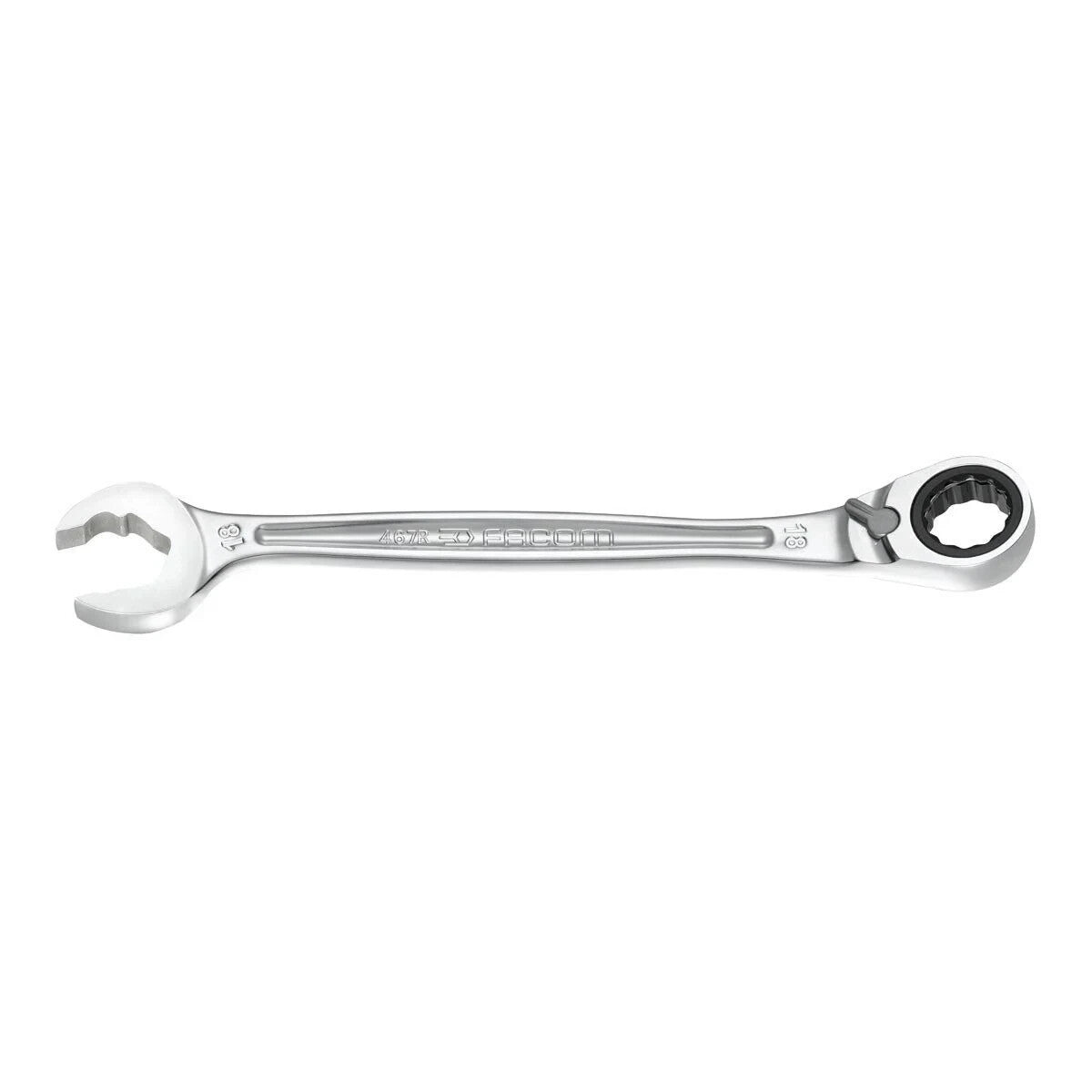 Facom 467R.19 Fast Ratchet Combination Spanner-19mm