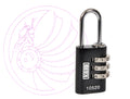 Kasp K10520BLAD Aluminium Combination Padlock 20mm Black