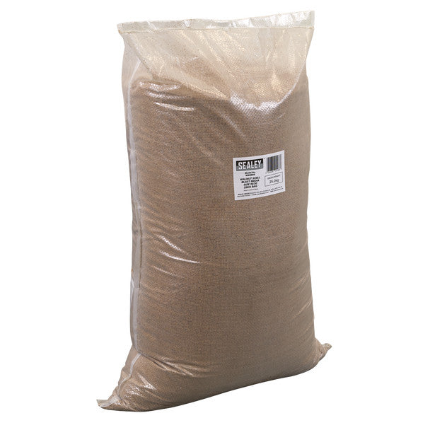 Sealey WS25KG Walnut Shell Blast Media - Size 16/30 - 25kg Bag