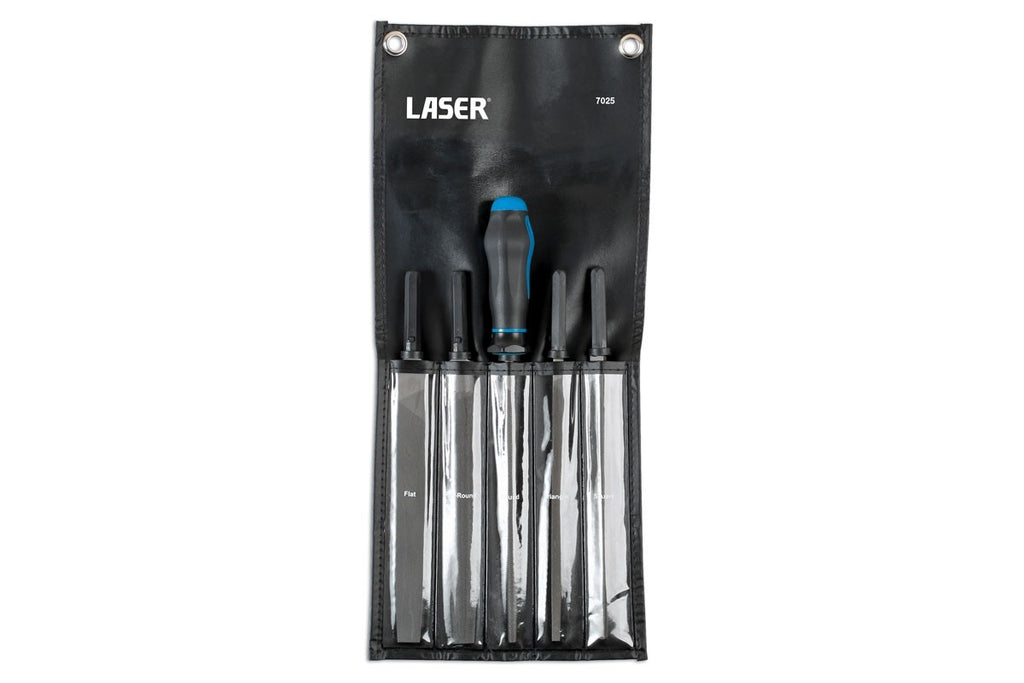 LASER TOOLS 7025 Interchangeable File Set 5pc