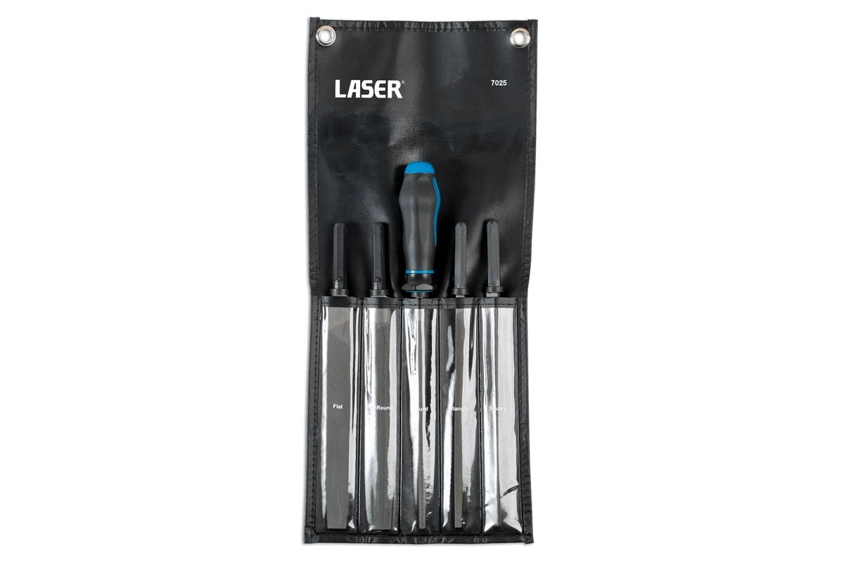 LASER TOOLS 7025 Interchangeable File Set 5pc