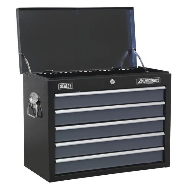 Sealey AP3505TB American PRO Topchest 5 Drawer - Black/Grey