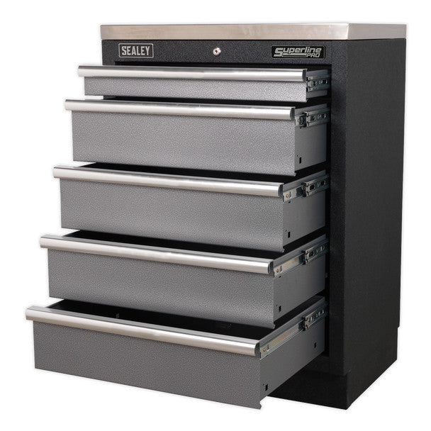 Sealey APMS59 Superline PRO® Modular Cabinet 5 Drawer 680mm