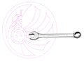 Facom 39.10 Short-Reach Combination Spanner 10mm