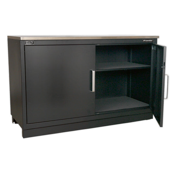 Sealey APMS02 Premier™ Heavy-Duty Modular Floor Cabinet 2 Door 1550mm