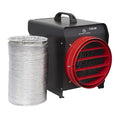 Sealey DEH10001 Industrial Fan Heater with Ducting 10kW