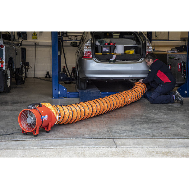 Sealey VEN250 Portable Ventilator with 5m Ducting 250mm