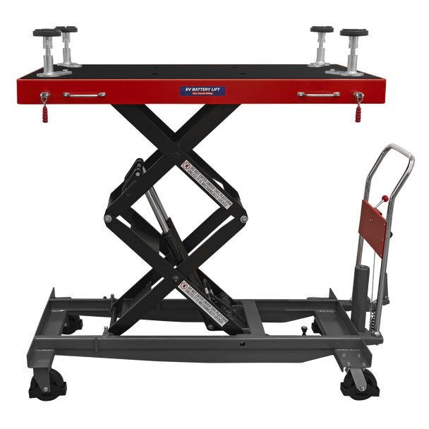 Sealey EVBT1000 High Lift EV Battery Lift/Hydraulic Platform Truck 1000kg Cap