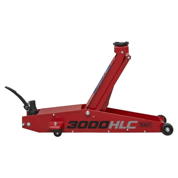 Sealey 3000HLC Premier Long Reach High Lift Trolley Jack 3 Tonne