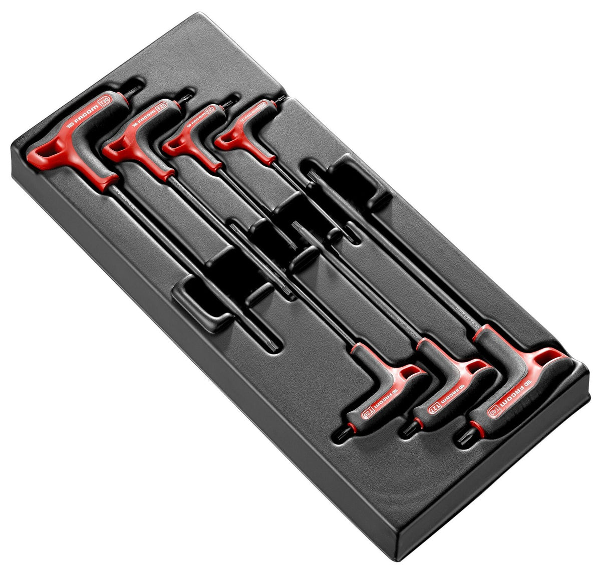 Facom MOD.89TXA 7 Piece T-Handle Torx Key Set With Plastic Module Tray