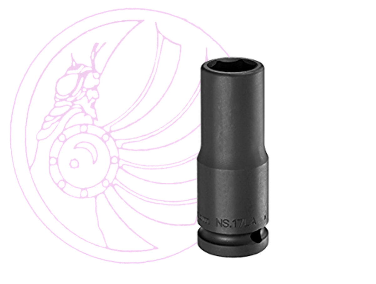 Facom NS.24LA 1/2" Drive 24mm Long-Reach 6 Point Impact Socket