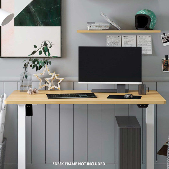 Dellonda DH20 Rectangular Desktop 1400 x 700mm - Oak