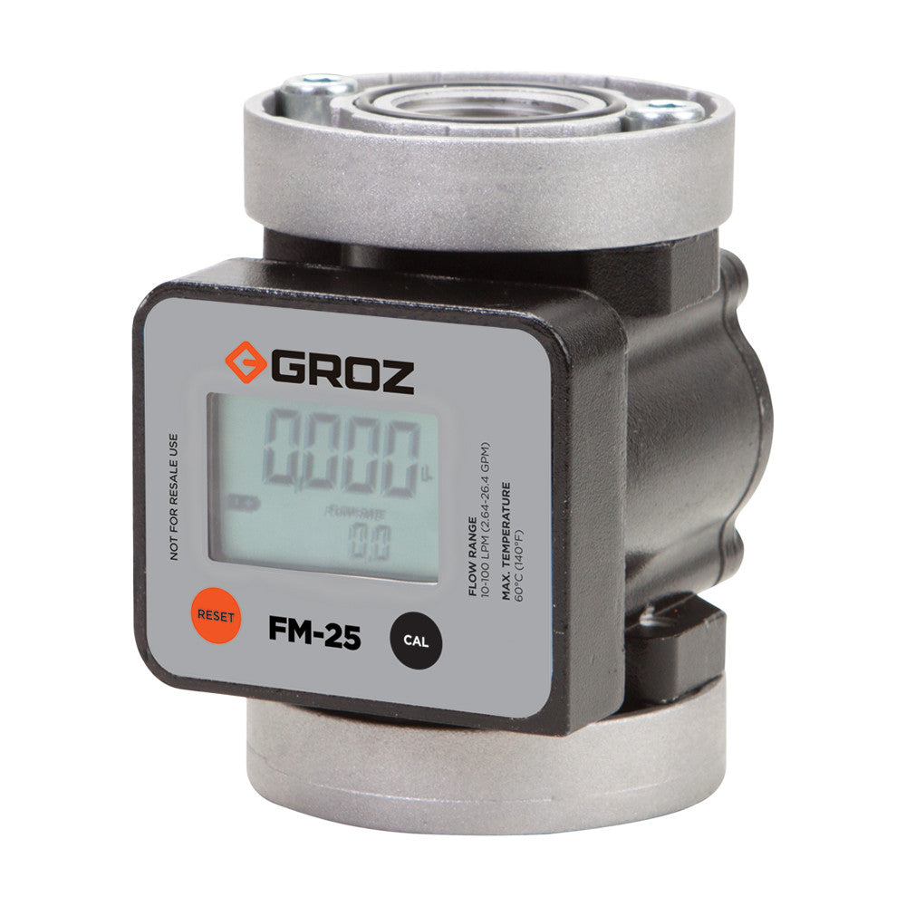 GROZ FM-25 Digital Fuel Meter 1" BSP