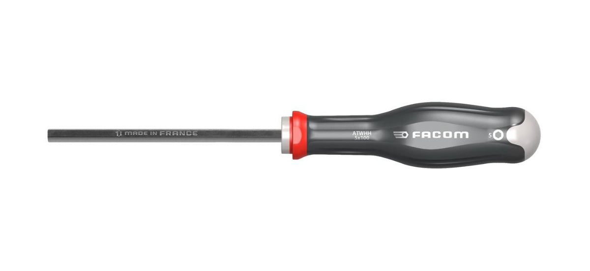Facom ATWHH3X75 Hexagon Key Screwdriver – 3.0mm